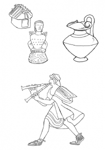etruschi disegni da colorare